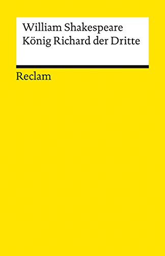 König Richard der Dritte von William Shakespeare